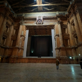 Il palco del Teatro Farnese