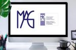 Layout prima proposta grafica marchio MAG