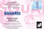 Retro cartolina rassegna SGUARDI non perdiamoci di vista con Gianluca Zuin e Maura Lari