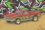 Hot Wheels Chevy El Camino disegno di Oscar Salerni