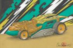 Hot Wheels Draggin Tail disegno di Oscar Salerni
