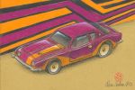 Hot Wheels Studebaker Avanti drawing by Oscar Salerni
