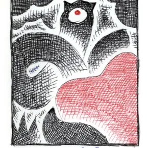 Bozzetto La Mela e il Serpente - Serie opere Spirit - Oscar Salerni