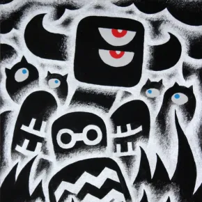 Quadro Totem - Serie opere Spirit - Oscar Salerni