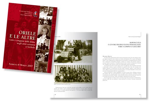 Libro Oriele e le altre, lotte e conquiste delle donne negli anni settanta a Sorbolo